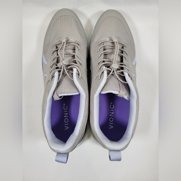 Vionic Sneakers Womens 9 Olessa Performance Fitness Running Shoes Gray Purple - Picture 6 of 8